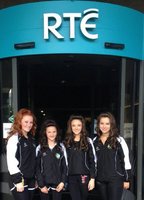 Katie at RTE for anniversary of Riverdance