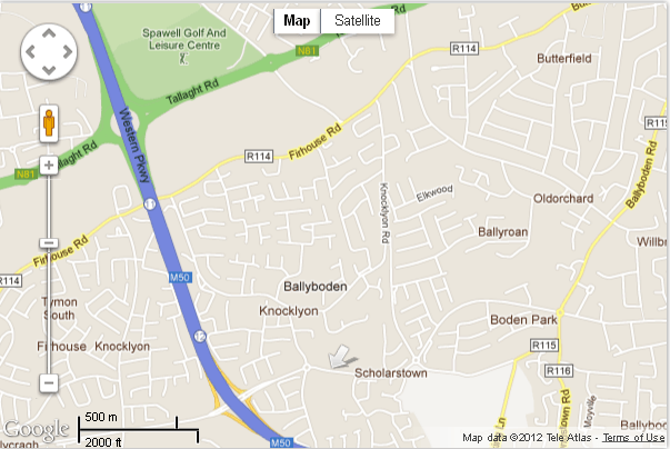 St. Colmcilles Map
